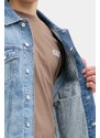 Τζιν μπουφάν Tommy Jeans χρώμα: μπλε, DM0DM21916