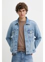 Τζιν μπουφάν Tommy Jeans χρώμα: μπλε, DM0DM21916