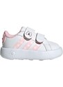 ADIDAS SPORTSWEAR Αθλητικό παπούτσι 'GRAND COURT MINNIE CF I' σαμπάνια / ρόδινο / λευκό