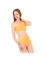 Silia D Κίτρινο Strapless Μπικίνι Μαγιό