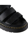 Silia D Μαύρο Gladiator Flatform Σανδάλι