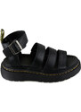 Silia D Μαύρο Gladiator Flatform Σανδάλι
