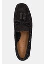 Μοκασίνια σουέτ Hackett London DRIVER TASSEL ανδρικά, χρώμα: καφέ, HMS21486