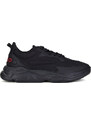Hugo Ανδρικό Chunky Sneaker Με Μαύρη Σόλα Και Κόκκινο Logo