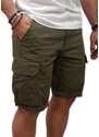Rebase - 251RMSHO-7001 - Cargo-Shorts - Khaki - Βερμούδα