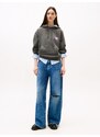 Tommy Jeans Μπλούζα φούτερ μπλε νέον / ροζ νέον / μαύρο / λευκό
