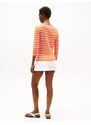 TOMMY HILFIGER Μπλουζάκι 'New Cody' πορτοκαλί / λευκό
