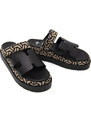 LEATHER PLATFORM SANDALS WOMEN MARIELLA FABIANI