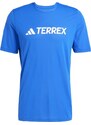 ADIDAS TERREX Λειτουργικό μπλουζάκι 'Multi Climacool Logo Tech' μπλε ουρανού / λευκό