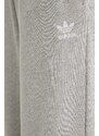 Βαμβακερό παντελόνι adidas Originals Essentials χρώμα: γκρι, JW2811