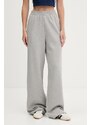 Βαμβακερό παντελόνι adidas Originals Essentials χρώμα: γκρι, JW2811