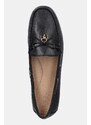 Δερμάτινα μοκασίνια Lauren Ralph Lauren Wylie χρώμα: μαύρο, 802967751001