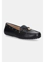 Δερμάτινα μοκασίνια Lauren Ralph Lauren Wylie χρώμα: μαύρο, 802967751001