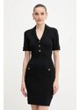 Φόρεμα Guess FELICITY χρώμα: μαύρο, W5YK29 Z0130