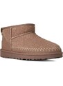 Μπότες χιονιού σουέτ UGG Classic Ultra Mini Biarritz