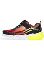 Skechers Lighted Gore & Strap Sneaker W/ Midsole Techpiece (400139L BKRD)