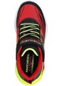 Skechers Lighted Gore & Strap Sneaker W/ Midsole Techpiece (400139L BKRD)