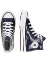 CONVERSE Σνίκερ 'CTAS' ναυτικό μπλε / ασημί / λευκό