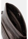 Τσάντα Desigual HALF LOGO TROKEL DARK SILVE χρώμα: ασημί, 25WAXPAQ