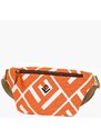 Lovely Τσάντα μέσης στήθους Camelia Rinella Bag πλεκτό ύφασμα πορτοκαλί άσπρο 6CA-RI-15