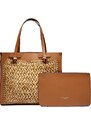 GIANNI CHIARINI Τσάντα shopper + τσαντάκι MARCELLA | με την προσθήκη δέρματος