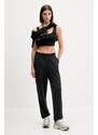 Μπλούζα Tommy Jeans χρώμα: μαύρο, DW0DW21587