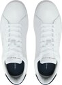 Tommy Hilfiger - Ανδρικά Sneakers Th Court Lth Detail Ess FM0FM05367-0LD Λευκό