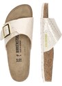 BIRKENSTOCK Μιούλ 'Catalina' μπεζ / λευκό μαλλιού