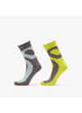 Κάλτσες On Liquid Logo Sock High 2-Pack Lime/ Eclipse S