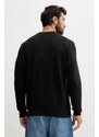 Βαμβακερή μπλούζα Tommy Jeans χρώμα: μαύρο, DM0DM22093