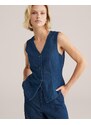 WE Fashion Γιλέκο σκούρο μπλε