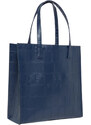 TED BAKER Τσαντα Croccon Croc Effect Large Icon 281631 navy