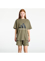 adidas Performance T-shirt adidas Basketball T-Shirt UNISEX Olive Strata S