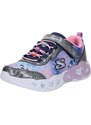 SKECHERS Σνίκερ 'Infinite Heart Lights' ναυτικό μπλε / μπλε ρουά / λιλά / ρόδινο