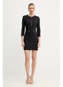 Φόρεμα Elisabetta Franchi χρώμα: μαύρο, AB82356E2