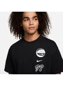 Nike Max90 Basketball Tee Black - Οι άνδρες - Κοντομάνικο μπλουζάκι Nike - Μαύρος - FV8394-010 - Μέγεθος: S