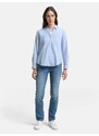 TOM TAILOR Μπλούζα γαλάζιο / λευκό