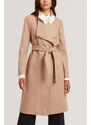 TED BAKER Παλτο Rose Mid Lengthed Wool Wrap 282071 camel