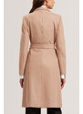 TED BAKER Παλτο Rose Mid Lengthed Wool Wrap 282071 camel