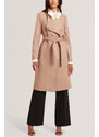 TED BAKER Παλτο Rose Mid Lengthed Wool Wrap 282071 camel
