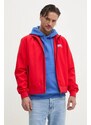 Μπουφάν Red Bull Racing x Pepe Jeans MARINA WINDBREAKER χρώμα: κόκκινο, RM400012