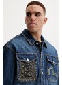 Τζιν μπουφάν Evisu Sheridan Daicock Printed ανδρικό, χρώμα: ναυτικό μπλε, 2EAHTM4SJ1015