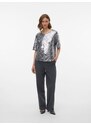 VERO MODA Μπλούζα γκρι / ασημόγκριζο