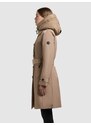 khujo Ανοιξιάτικο και φθινοπωρινό παλτό 'Gora' σκούρο μπεζ / ανοικτό καφέ