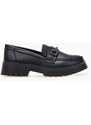 issue Loafers με διακοσμητική αγκράφα - Μαύρο - 032012