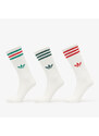 adidas Originals Κάλτσες adidas 3-Stripes High Crew Socks 3 Pairs Off White/ Off White/ Off White L