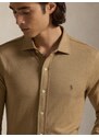 Polo Ralph Lauren Πουκάμισο καμηλό / λευκό