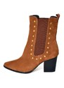 Γυναικεία Μποτάκια Marron 30681 Camel S.