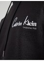 Calvin Klein Jeans Μπλούζα φούτερ μαύρο / λευκό