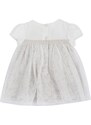 Chicco Φόρεμα γκρι / λευκό